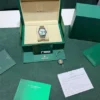 Rolex Datejust 36 verde menta green NUOVO 2025 Dicembre Oyster Italia full set con documenti