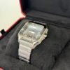 Cartier Santos large 39,8mm automatic NUOVO 2025 black dial full set doppio cinturino