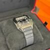 Cartier Santos De Cartier large 40 mm NUOVO 2025 black edition doppio cinturino full set