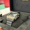Cartier Santos De Cartier large 40 mm NUOVO 2025 black edition doppio cinturino full set