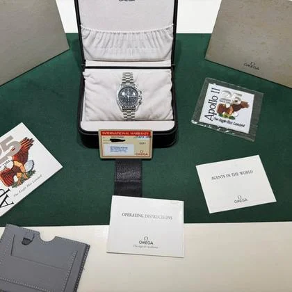 Omega Speedmaster Apollo Speedmaster xl 25th anniversary del 1996 full set top condition con documenti - Image 4