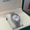 Rolex Datejust 36 NUOVO Jubilee 2026 quadrante Argent&egrave; con diamanti ore 6 e 9 full set