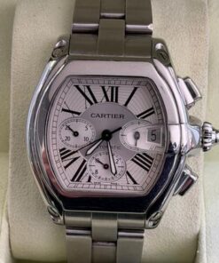 Cartier Roadster Chronograph Chronograph XL del 2004 full set top condition con documenti scatola