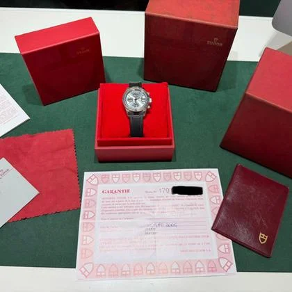 Tudor Prince Date 40mm quadrante grey del 2004 full set top condition con documenti e scatola - immagine 5