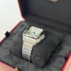 Cartier Santos De Cartier large 39,8mm Bianco NUOVO 2025 doppio cinturino full set