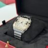Cartier Santos De Cartier large 39,8mm Bianco NUOVO 2025 doppio cinturino full set
