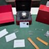 Cartier Santos De Cartier large 39,8mm Bianco NUOVO 2025 doppio cinturino full set