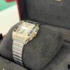 Cartier Santos De Cartier 35mm NUOVO 2025 bianco white doppio cinturino full set con documenti