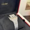 Cartier Santos De Cartier 35mm NUOVO 2025 bianco white doppio cinturino full set con documenti