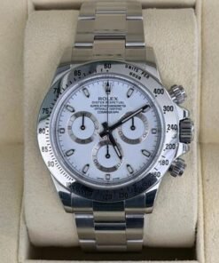 Rolex Daytona CHROMALIGHT Cosmograph bianco white APH del 2016 full set top condition