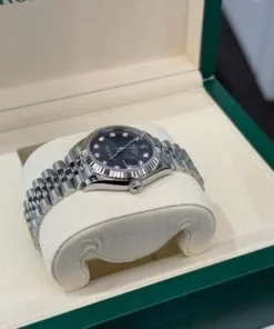 Alternative view of Rolex Datejust 31 31grey diamond NUOVO 2026 Italia full set con documenti e scatola Rolex