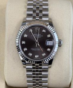 Rolex Datejust 31 31grey diamond NUOVO 2026 Italia full set con documenti e scatola Rolex
