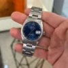 Rolex Datejust 36 36mm Blu del 2002 Italia full set top condition con documenti e scatola Rolex