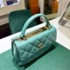 IMG_7857 Chanel trendy CC misura media 25 con Card Chanel del 2015 e certificato Entrupy