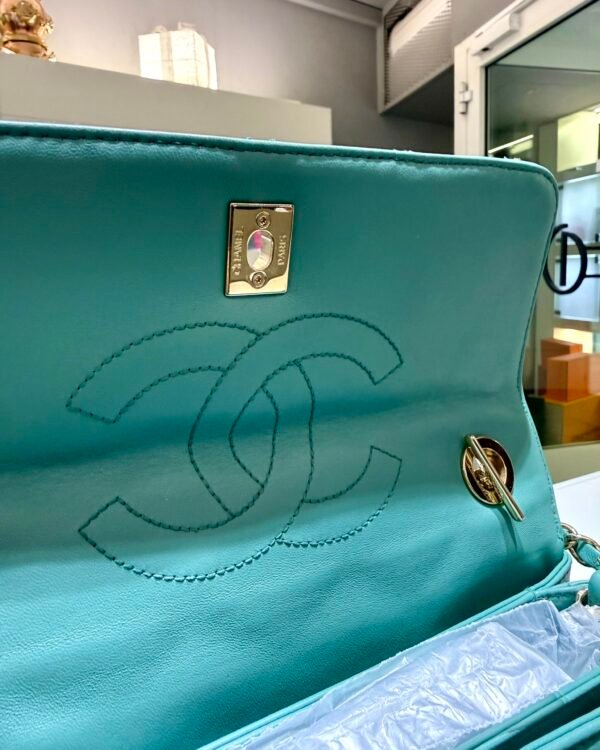 IMG_7864 Chanel trendy CC misura media 25 con Card Chanel del 2015 e certificato Entrupy
