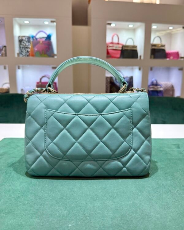 IMG_7866 Chanel trendy CC misura media 25 con Card Chanel del 2015 e certificato Entrupy