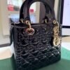 Lady Dior Medium 24 nappa nera lucida full set
