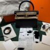 Hermès Kelly 28 Retourne pellame Taurillon Clémence NUOVA 2026 seriale K colore NERO noir ( nero ) con hardware dorato con tutti gli adesivi di protezione dell’imballaggio e dell’hardware full set full pellicole full stickers