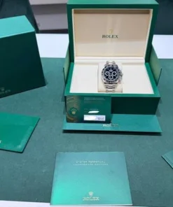 Alternative view of Rolex Daytona NUOVO 2025 Black dial ceramica full set con documenti e scatola Rolex