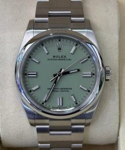 Rolex Oyster Perpetual 36 PISTACCHIO NUOVO 2025 Italia full set con documenti e scatola