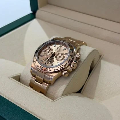Rolex Daytona everose dial Sundust Diamond Baguette del 2020 Italia full set excellent condition - Image 4