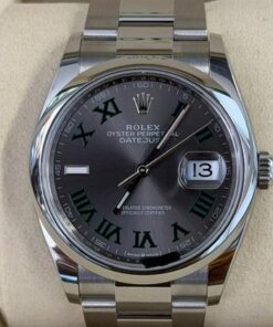 Rolex Datejust 36 Wimbledon NUOVO 2026 Oyster full set con documenti e scatola Rolex