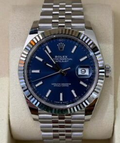Rolex Datejust 41 NUOVO 2026 blu index Jubilee full set con documenti e scatola Rolex