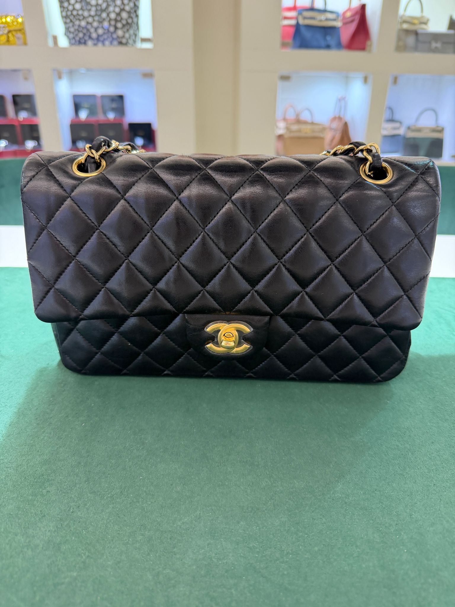 Chanel Classic Double Flap Bag Medium noir nero