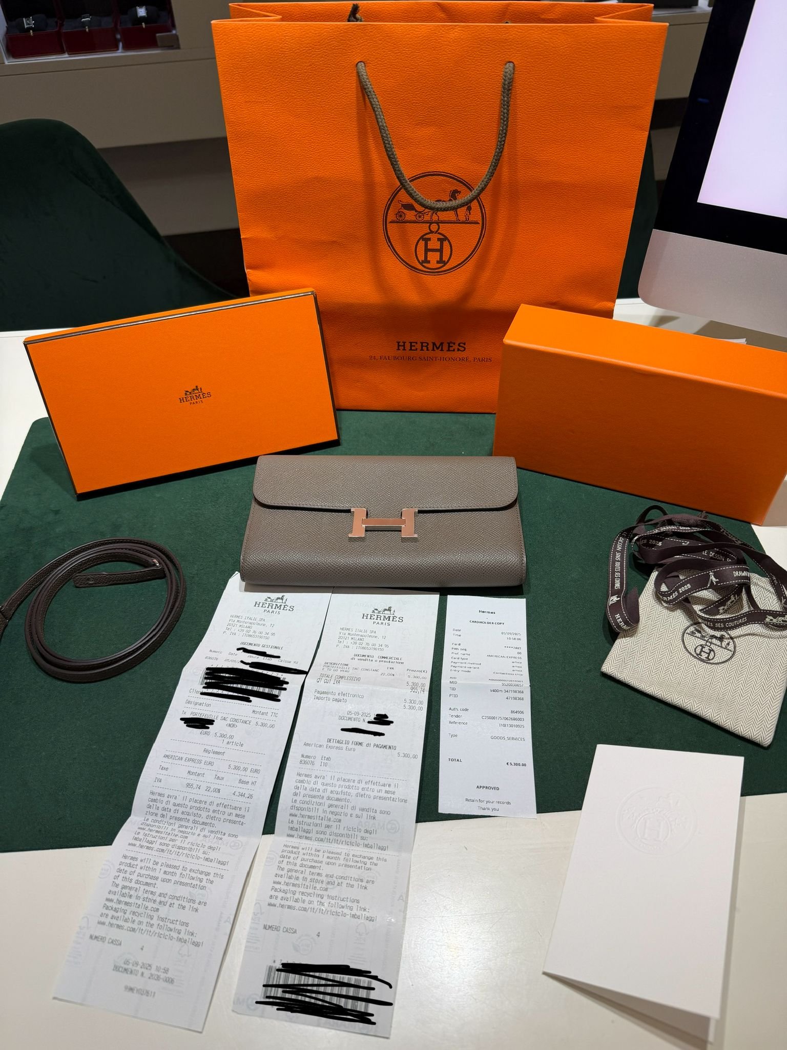 Hermès portefeuille costance to go - Image 4