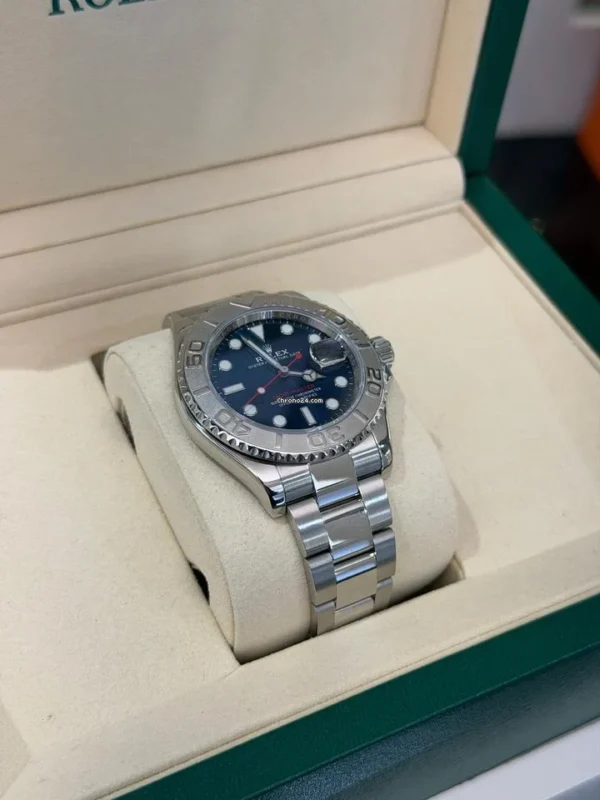 Rolex Yacht-Master 40 Blu NUOVO 2026 platino full set con documenti e scatola Rolex