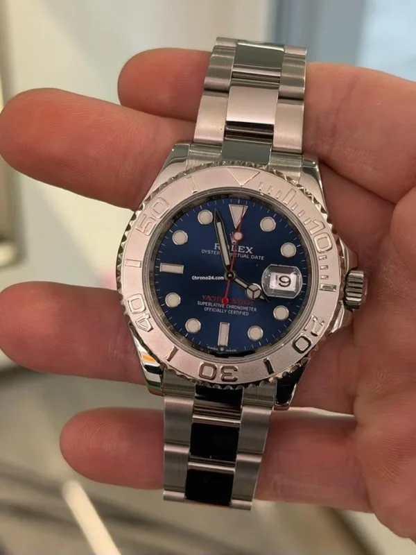 Rolex Yacht-Master 40 Blu NUOVO 2026 platino full set con documenti e scatola Rolex