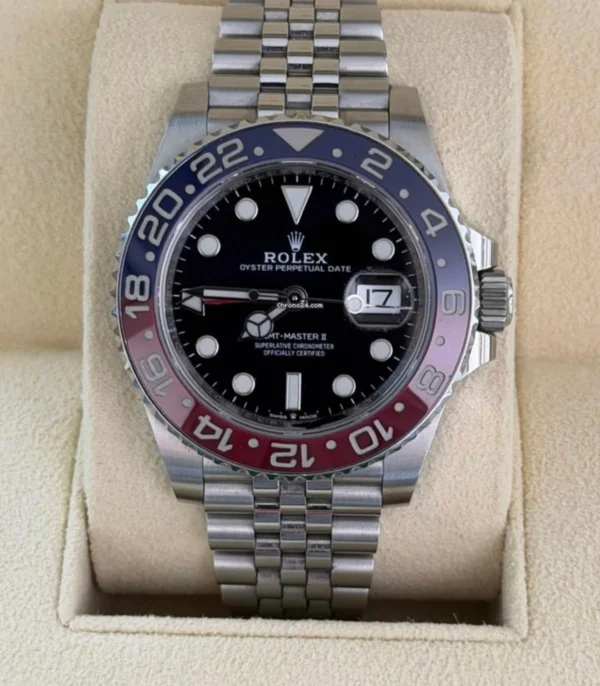 Rolex GMT-Master II Pepsi Jubilee del 2019 full set top condition con documenti e scatola Rolex