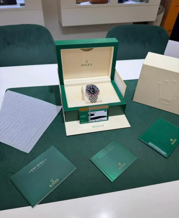 Rolex GMT-Master II Pepsi Jubilee del 2019 full set top condition con documenti e scatola Rolex