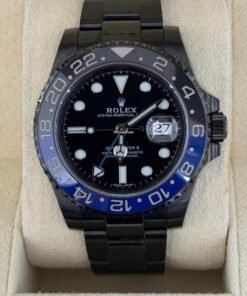 Rolex GMT-Master II Batman PVD black hunter del 2016 full set top condition con documenti