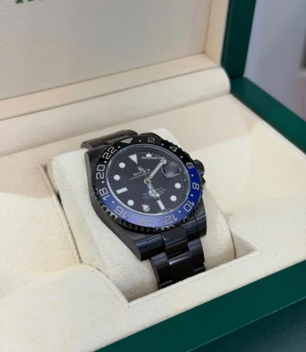 Rolex GMT-Master II Batman PVD black hunter del 2016 full set top condition con documenti