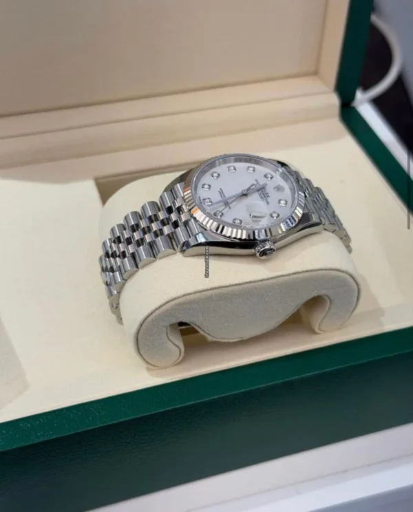 Rolex Datejust 36 NUOVO 2026 quadrante madreperla in diamanti MOP full set con documenti