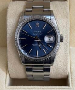 Rolex Datejust 36 36mm oyster blu del 1994 top condition con scatola Rolex