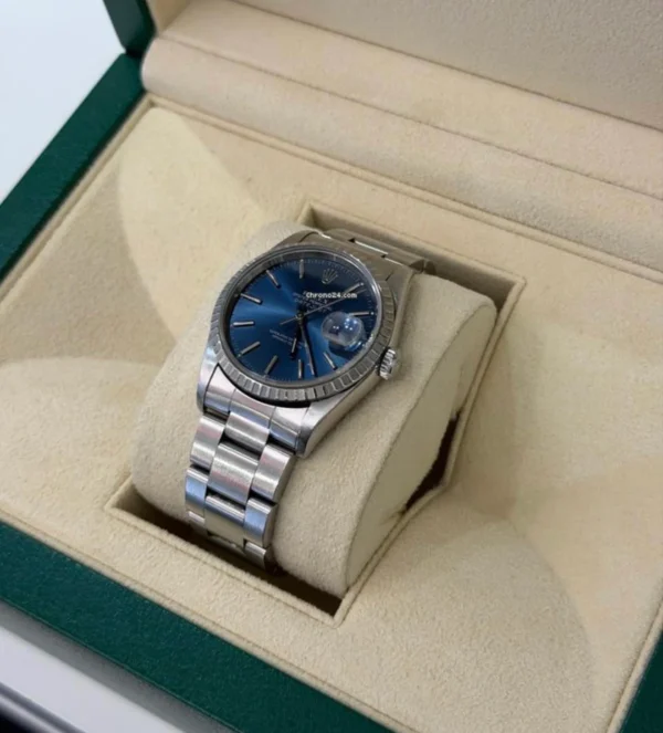 Rolex Datejust 36 36mm oyster blu del 1994 top condition con scatola Rolex