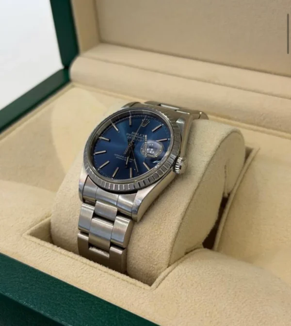Rolex Datejust 36 36mm oyster blu del 1994 top condition con scatola Rolex