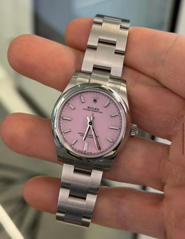 Rolex Oyster Perpetual 31 Pink rosa fucsia NUOVO 2026 full set con documenti e scatola