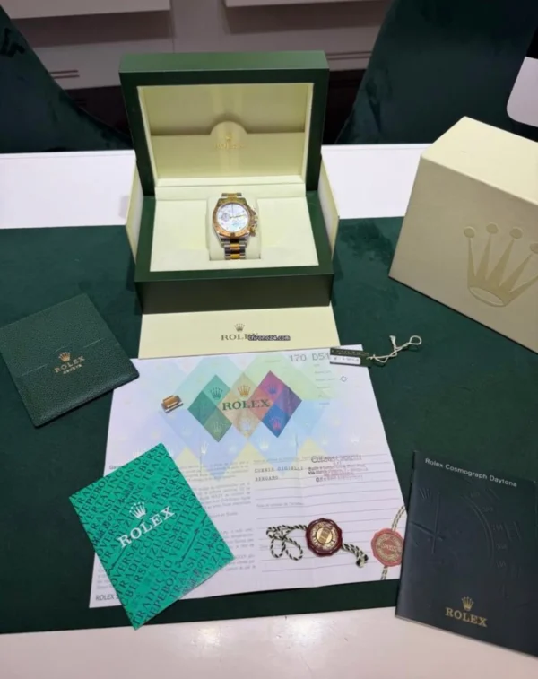 Rolex Daytona madreperla acciaio oro del 2005 Italia excellent condition full set con documenti