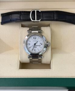 Cartier Pasha C 35mm doppio cinturino quadrante white del 2001 top condition