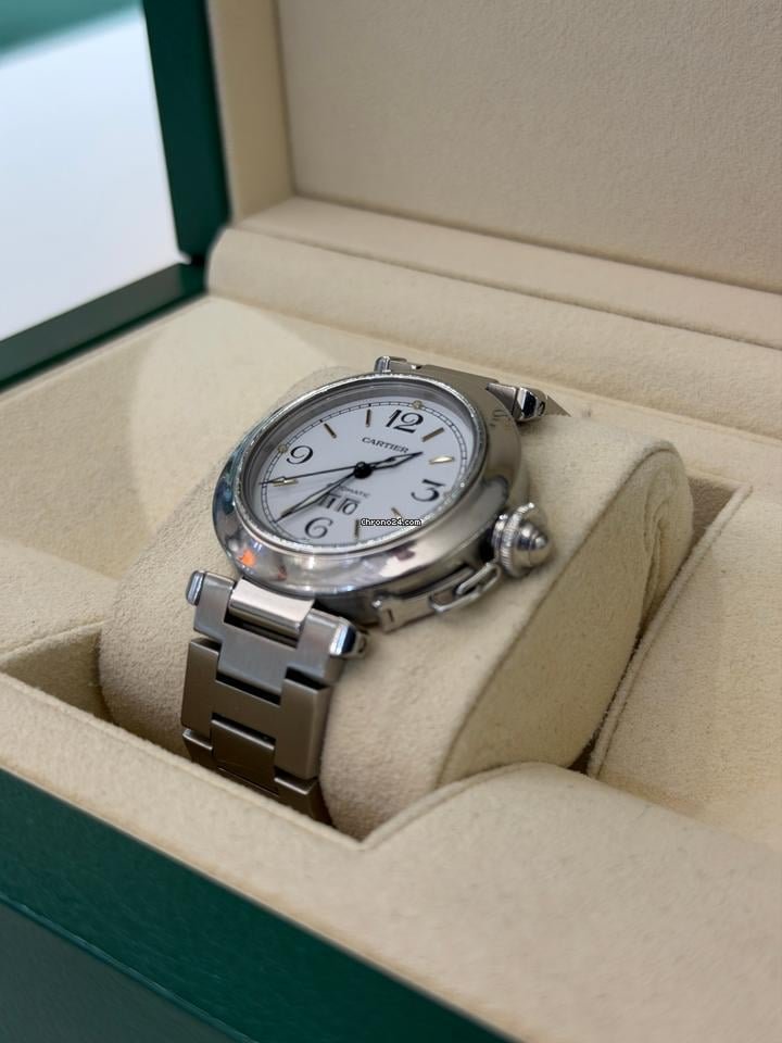 Cartier Pasha C 35mm doppio cinturino quadrante white del 2001 top condition - Image 2