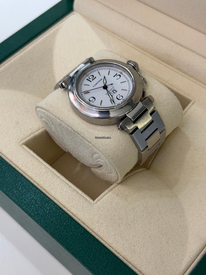 Cartier Pasha C 35mm doppio cinturino quadrante white del 2001 top condition - Image 3