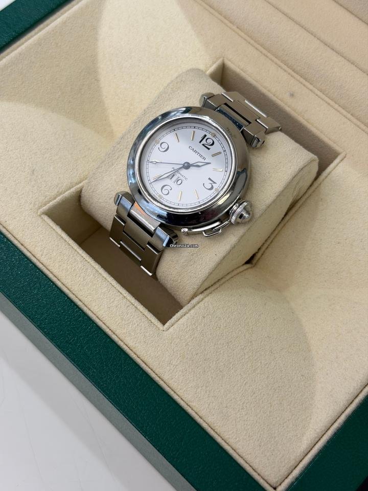 Cartier Pasha C 35mm doppio cinturino quadrante white del 2001 top condition - Image 4