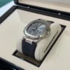 Patek Philippe Nautilus del 2018 Italia white gold full set excellent condition doppio cinturino