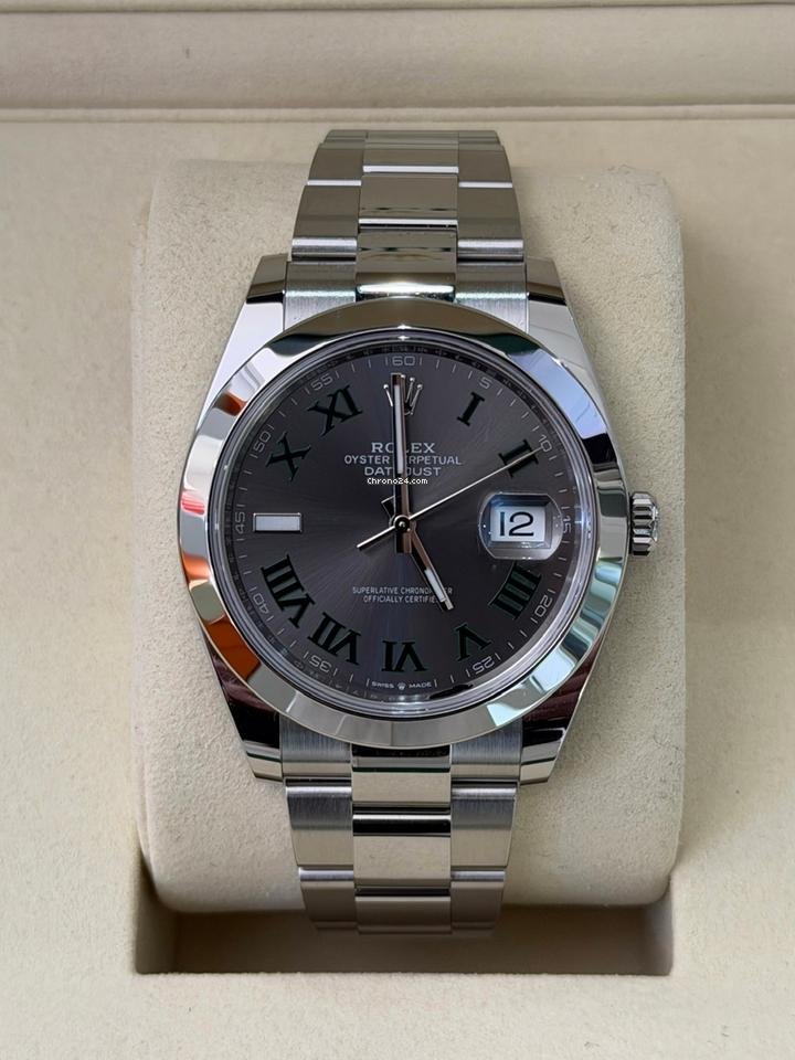 Rolex Datejust 41 NUOVO 2026 Wimbledon Italia full set con documenti e scatola