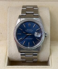 Rolex Datejust 36 36mm oyster blu del 1996 top condition full set con documenti e scatola Rolex