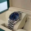 Rolex Datejust 36 mm Blu del 2024 full set top condition con documenti e scatola Rolex