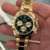 Rolex Daytona Cosmograph Daytona green verde NUOVO 2026 John mayer oro giallo full set con documenti